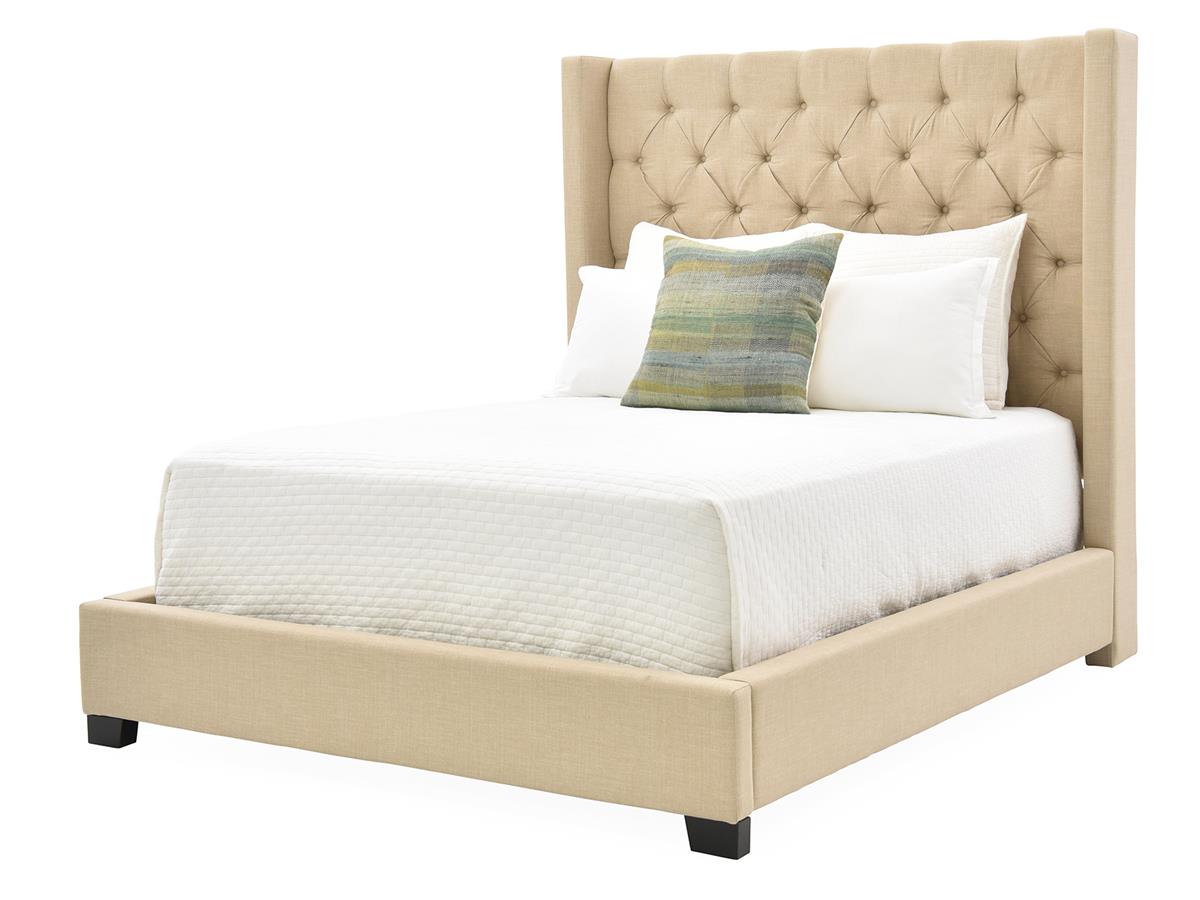 Morrow Upholstered Bed, Natural